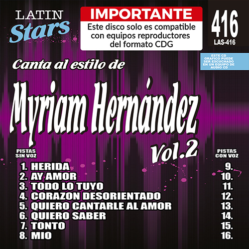 LAS 416 - Myriam Hernández Vol. 2