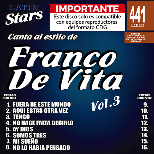 LAS 441 - Franco De Vita Vol. 3