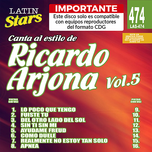 LAS 474 - Ricardo Arjona Vol. 5