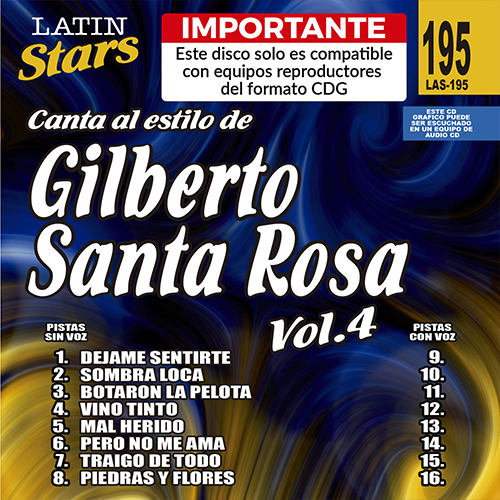 LAS 195 - Gilberto Santa Rosa Vol. 4