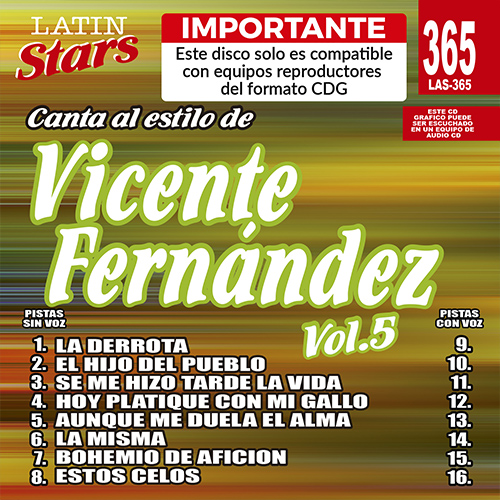 LAS 365 - Vicente Fernández Vol. 5