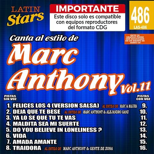 LAS 486 - Marc Anthony Vol. 11
