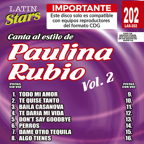 LAS 202 - Paulina Rubio Vol. 2
