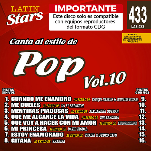LAS 433 - Pop Vol. 10