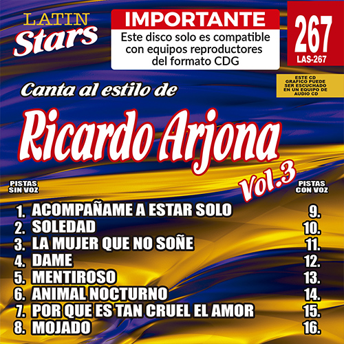 LAS 267 - Ricardo Arjona Vol. 3