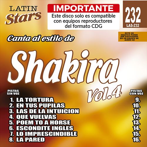 LAS 232 - Shakira Vol. 4