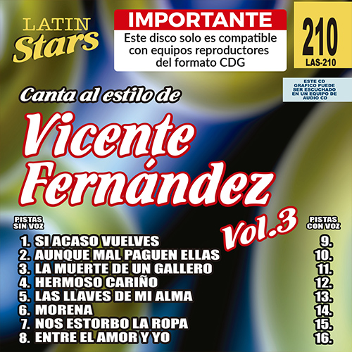 LAS 210 - Vicente Fernández Vol. 3