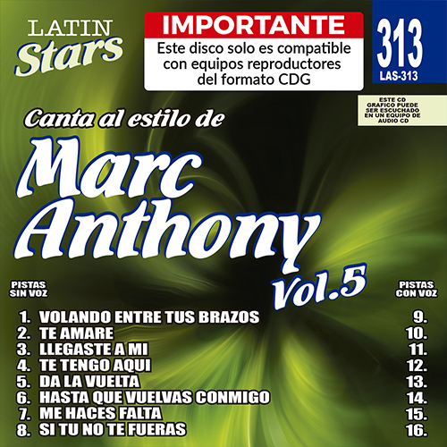 LAS 313 - Marc Anthony Vol. 5