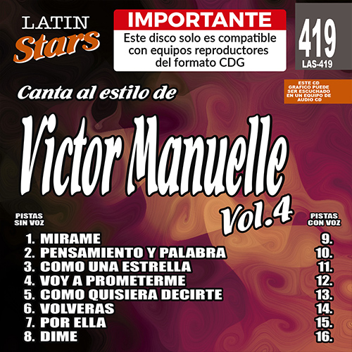 LAS 419 - Victor Manuelle Vol. 4