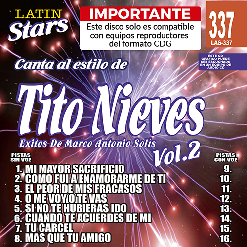 LAS 337 - Tito Nieves Vol. 2