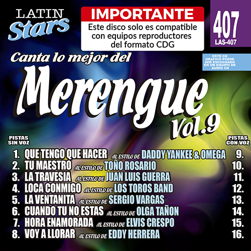 LAS 407 - Merengue Vol. 9
