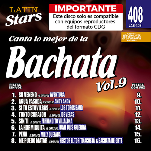LAS 408 - Bachata Vol. 9