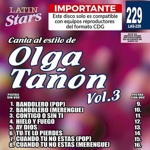 LAS 229 - Olga Tañón Vol. 3