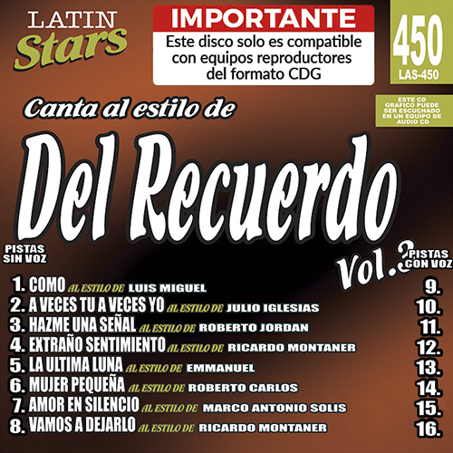 LAS 450 - Del Recuerdo Vol. 3