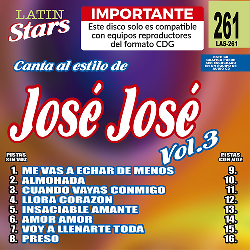 LAS 261 - José José Vol. 3