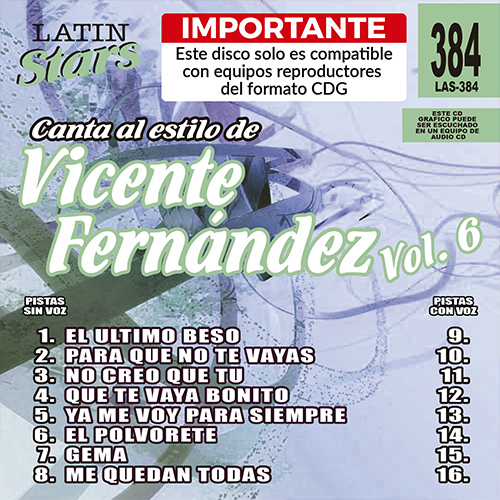 LAS 384 - Vicente Fernández Vol. 6