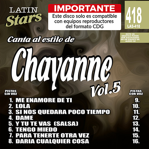 LAS 418 - Chayanne Vol. 5