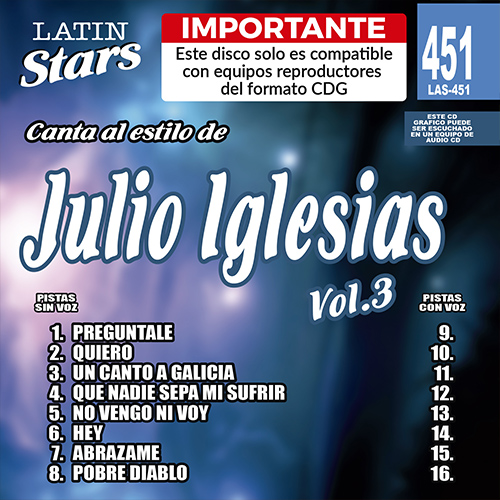 LAS 451 - Julio Iglesias Vol. 3