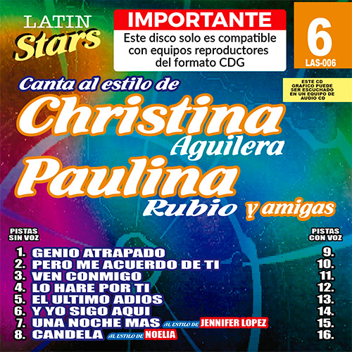 LAS 006 - Christina Aguilera, Paulina Rubio y amigas