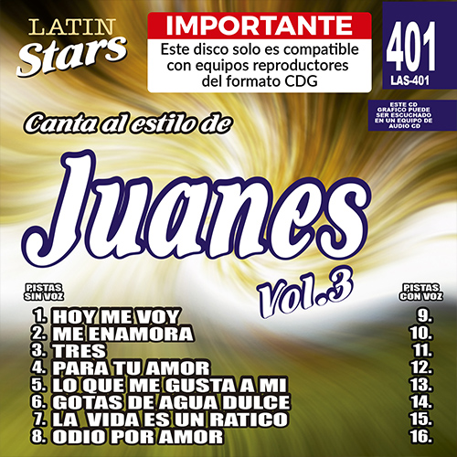 LAS 401 - Juanes Vol. 3