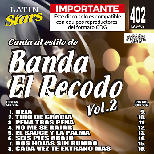 LAS 402 - Banda El Recodo Vol. 2