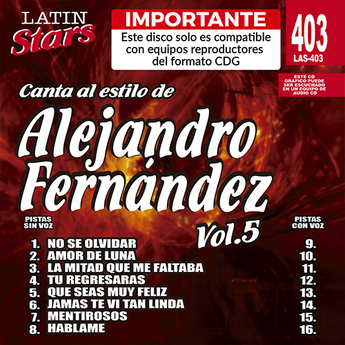 LAS 403 - Alejandro Fernández Vol. 5
