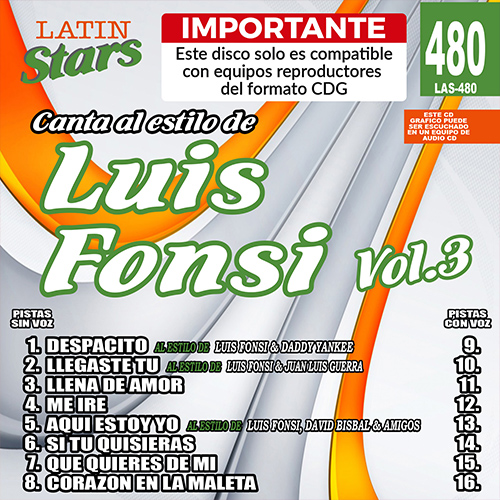 LAS 480 - Luis Fonsi Vol. 3