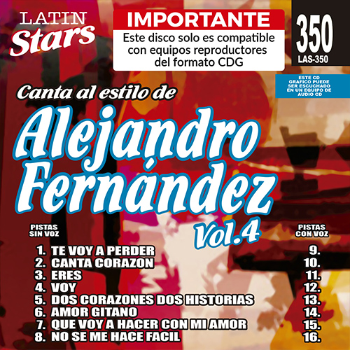 LAS 350 - Alejandro Fernández Vol. 4