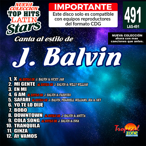 Top Hits LAS 491 - J Balvin