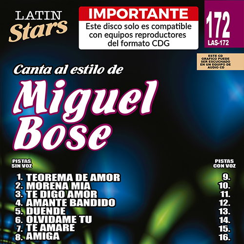 LAS 172 - Miguel Bose