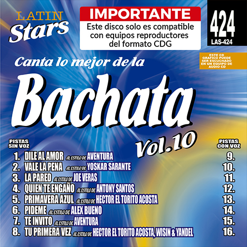 LAS 424 - Bachata Vol. 10