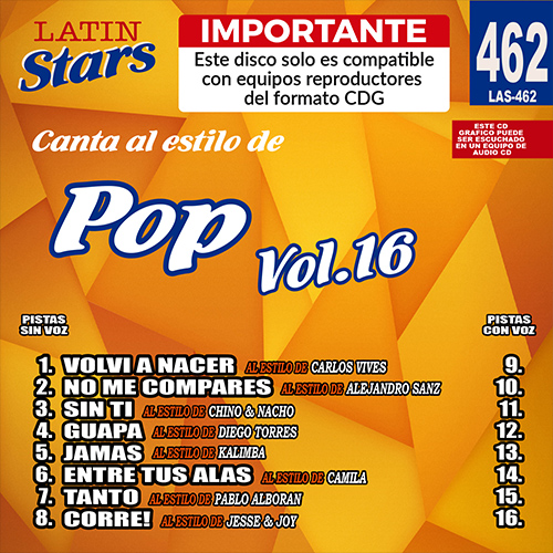LAS 462 - Pop Vol. 16