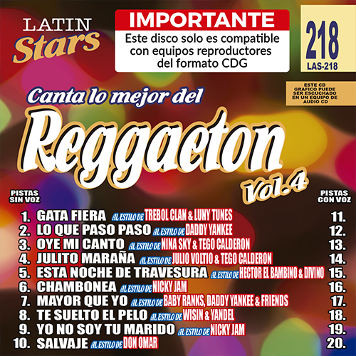 LAS 218 - Reggaeton Vol. 4