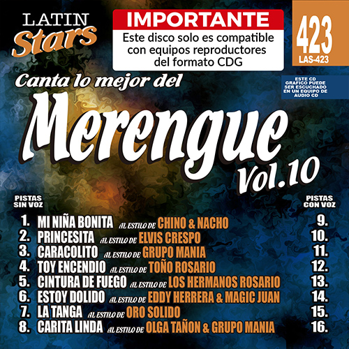 LAS 423 - Merengue Vol. 10