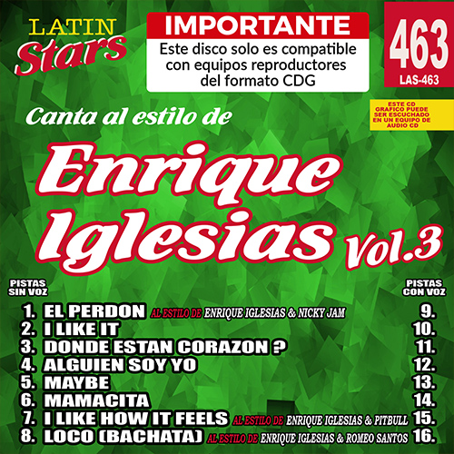 LAS 463 - Enrique Iglesias Vol. 3